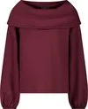 Sweatshirt_Basic_Carmenkragen___Leo_x_Bordeaux___Juli