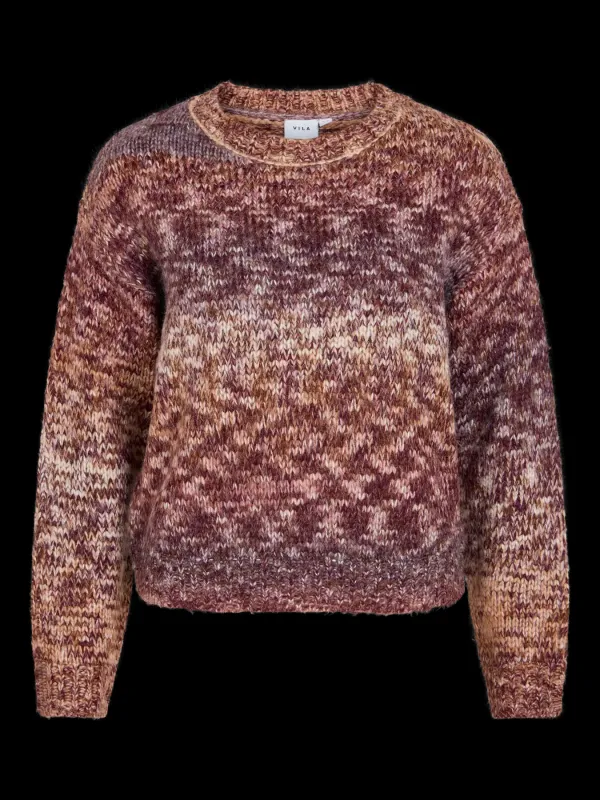 VINISTI_O_NECK_L_S_MELANGE_KNIT_TOP_AU26