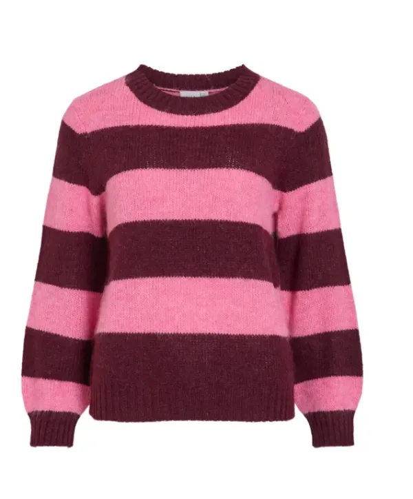 VIPOLANA_NEW_L_S_STRIPE_KNIT_TOP_PA25