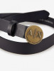 Armani_Exchange___WOMAN_LEATHER_PLATE_BELT___Donkerblauwe_Riem_met_Logo_2