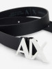 Armani_Exchange___Woman_Leather_Fashion_Belt___Zwarte_Riem_met_Logo_