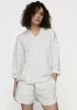 Soft_Notch_Neck_Sweater_White_Grey_Melee
