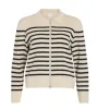 VIOSTRIA_L_S_ZIPPER_STRIPE_KNIT_CARDIGAN_PA25