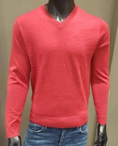 13780Armani_Exchange___Knitted_Pullover___Rode_V_hals_Trui
