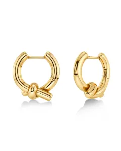 Novel_Knot_Hoops_S_Gold