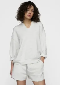 Soft_Notch_Neck_Sweater_White_Grey_Melee